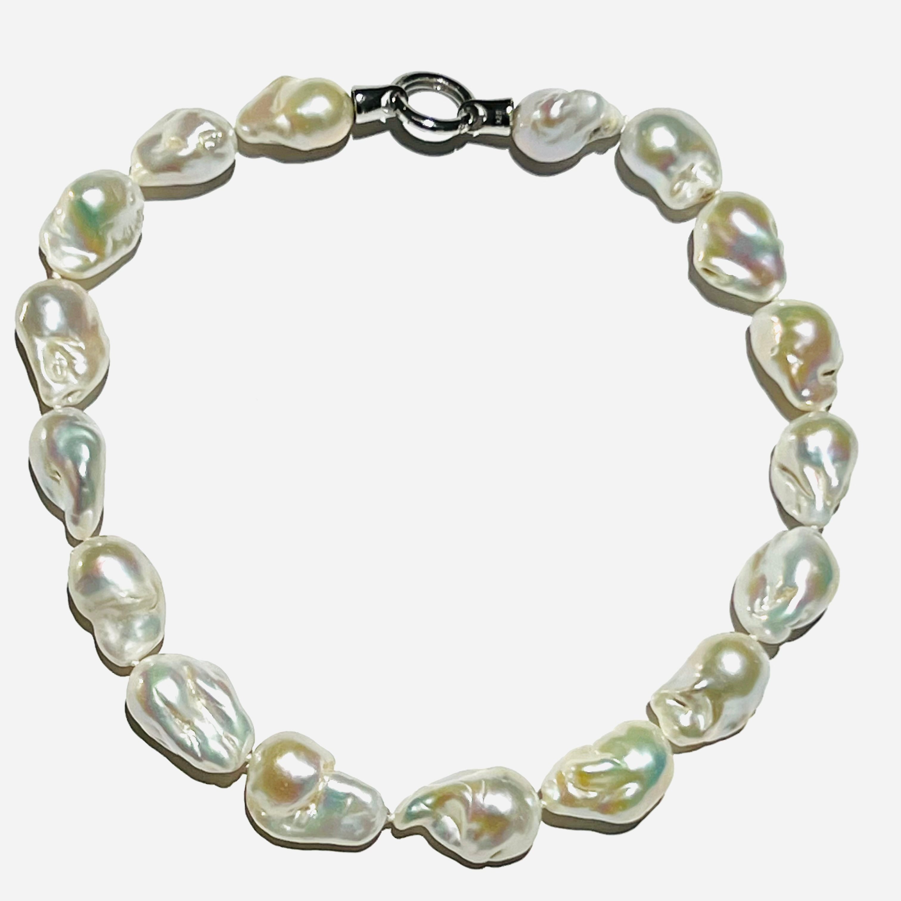 Barockwhiteperlenkette