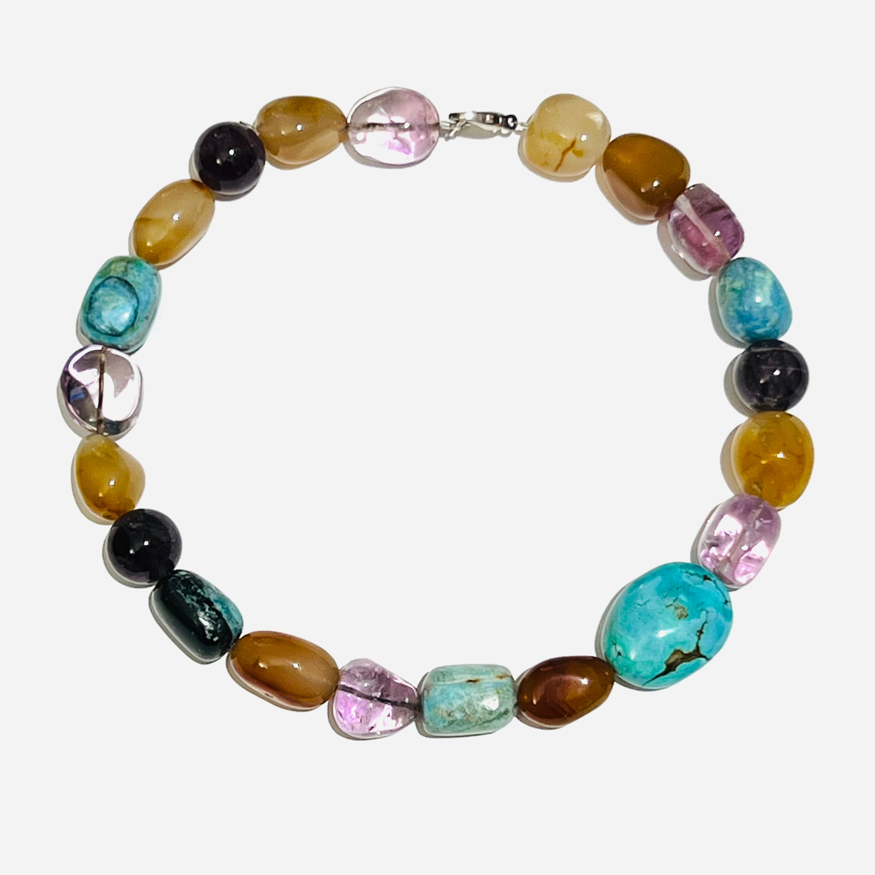 Dickebuntemurmelkette