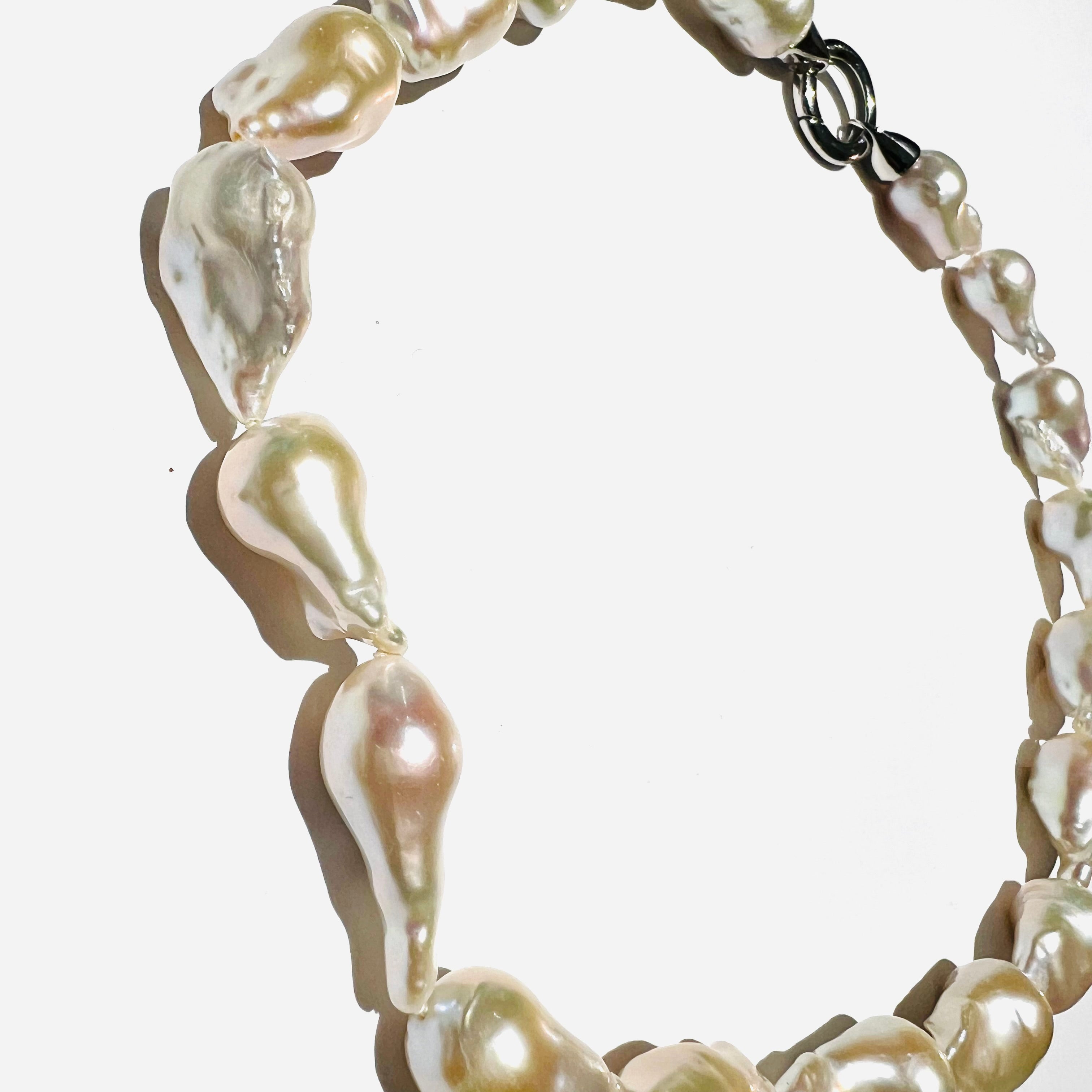 Tropfenbarockperlenkette