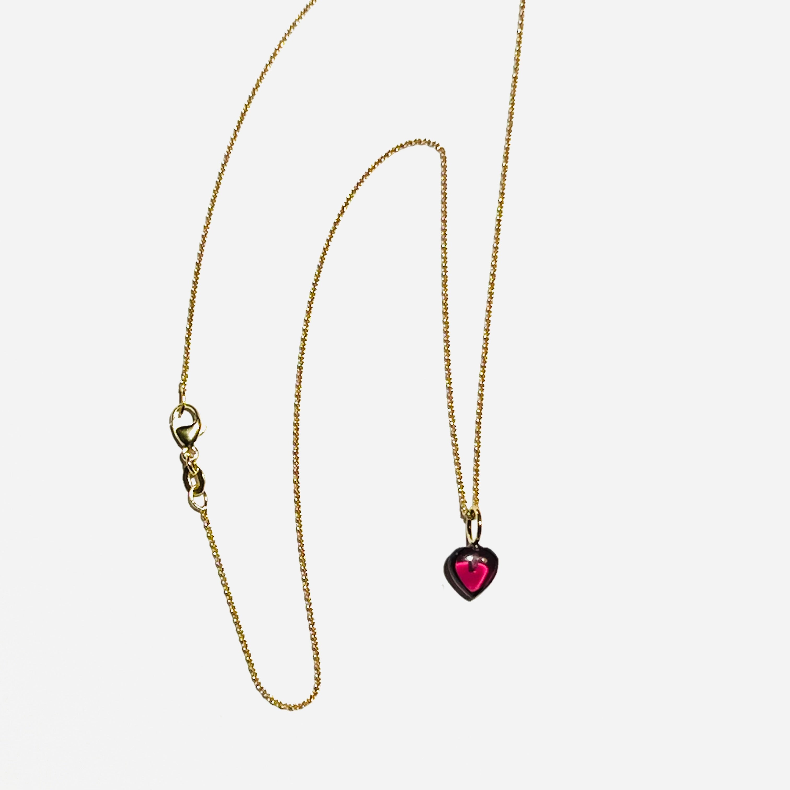 Rubinherzkette