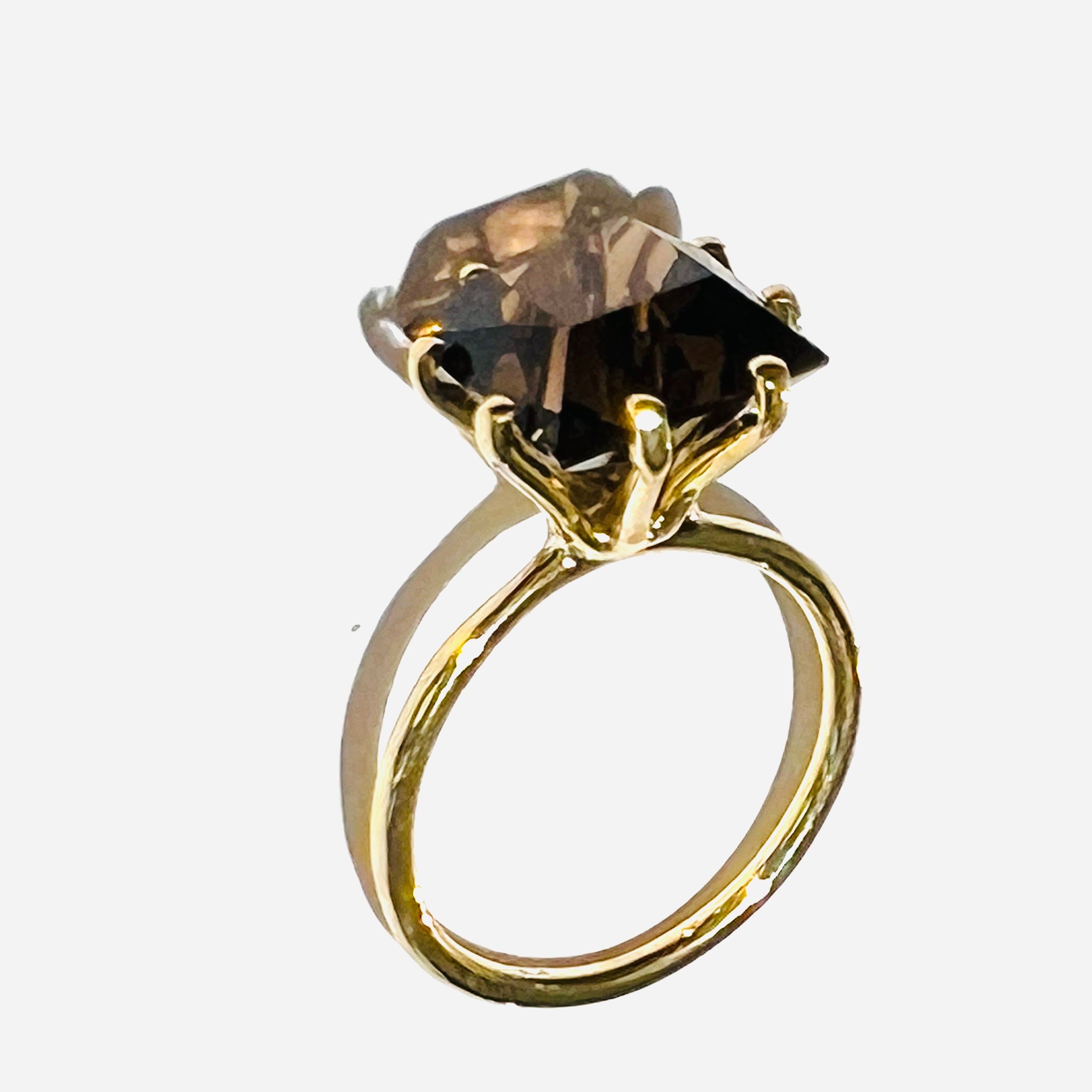 Braunquadratkronenring