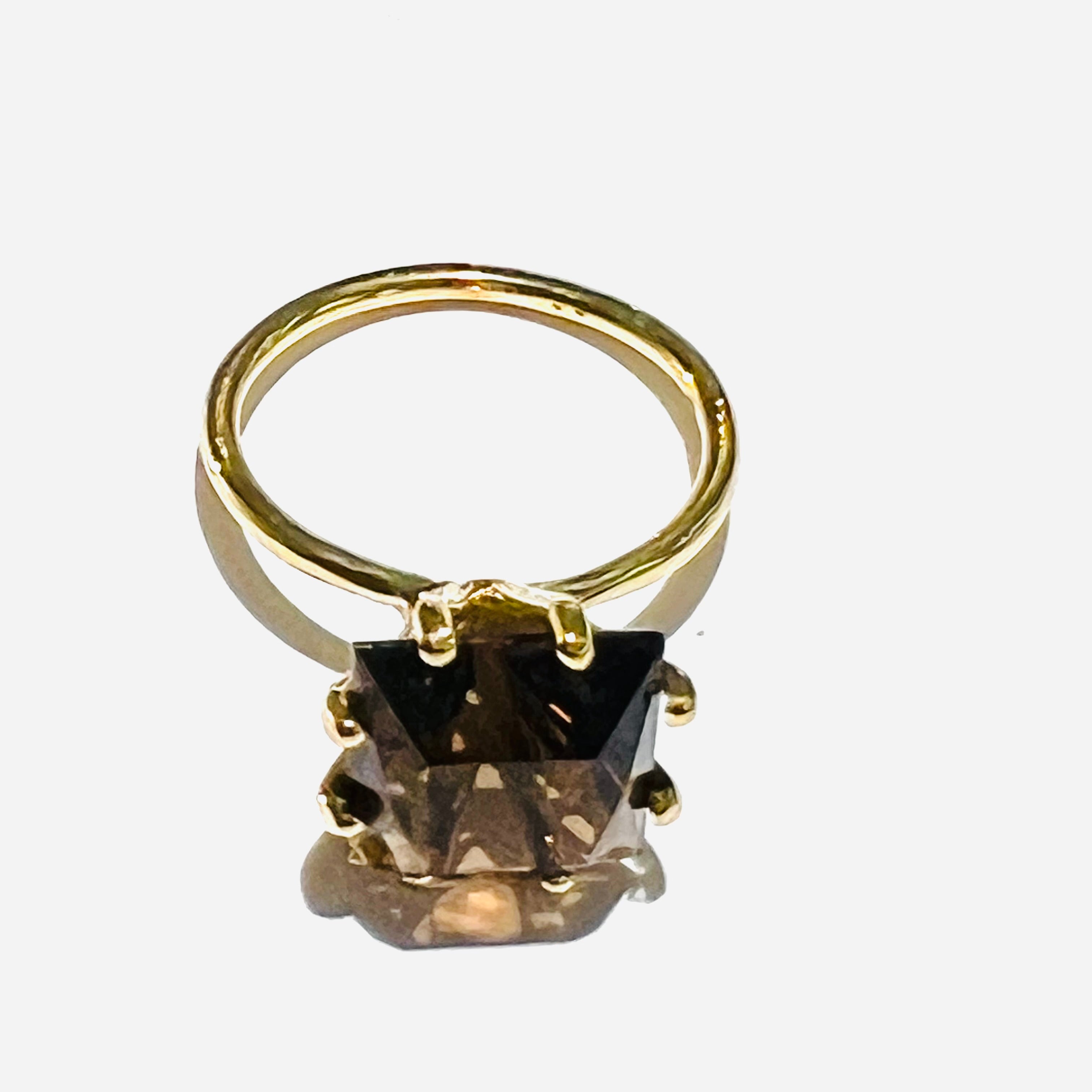 Braunquadratkronenring
