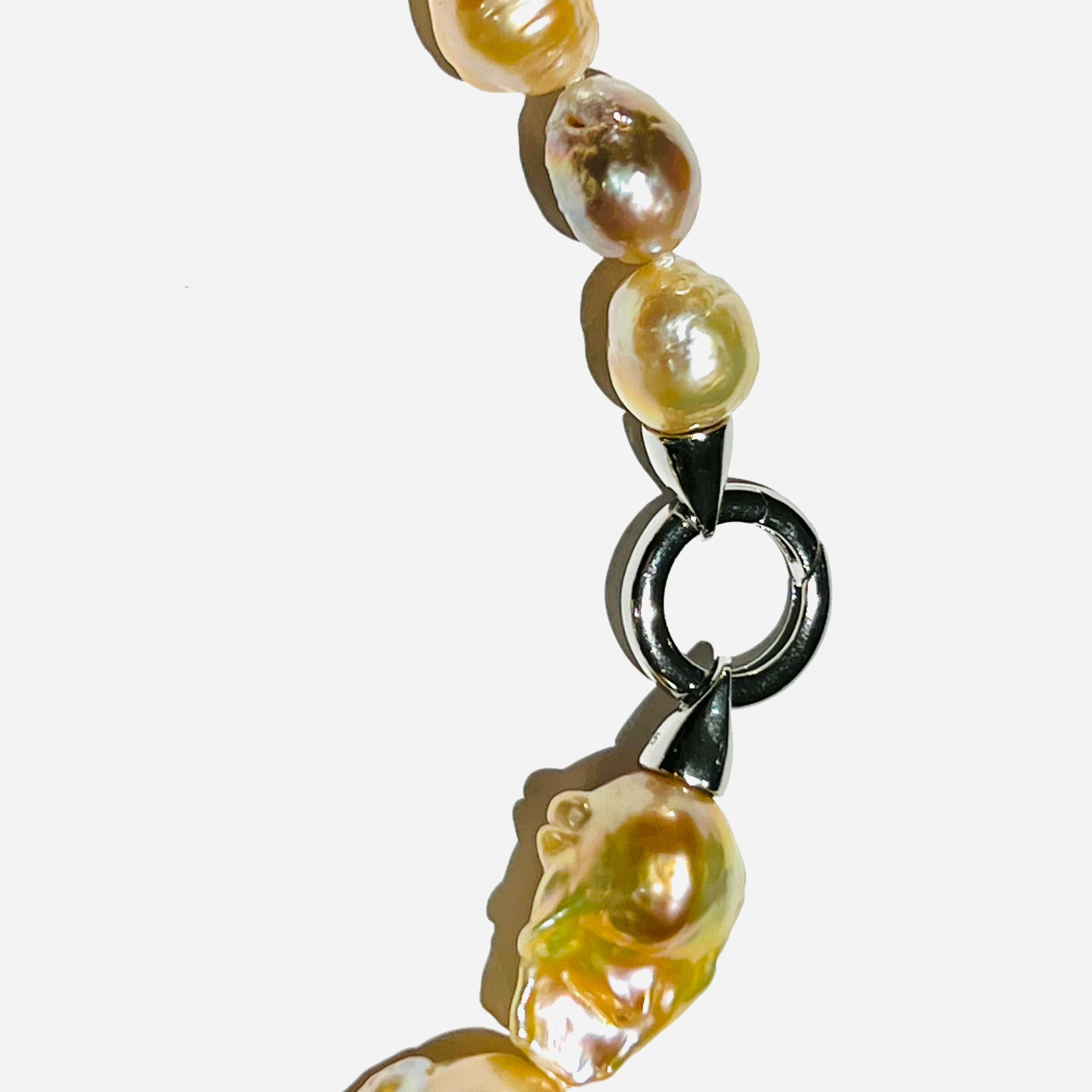 Champagnerbarockperlenkette