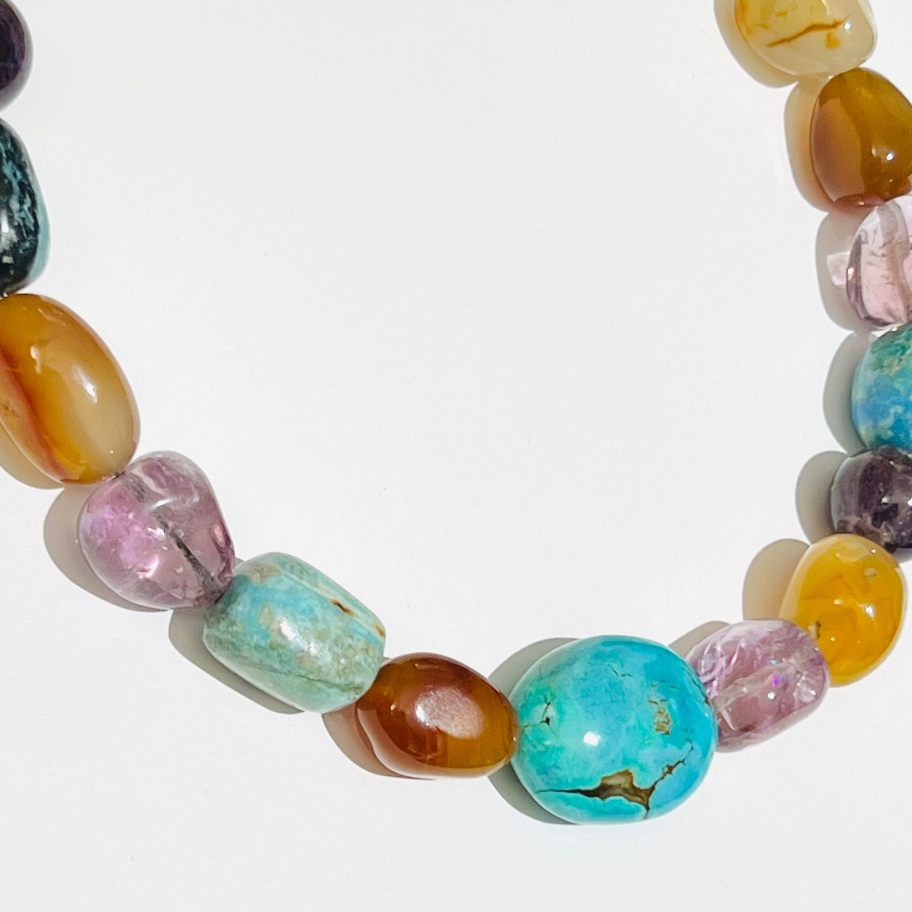 Dickebuntemurmelkette