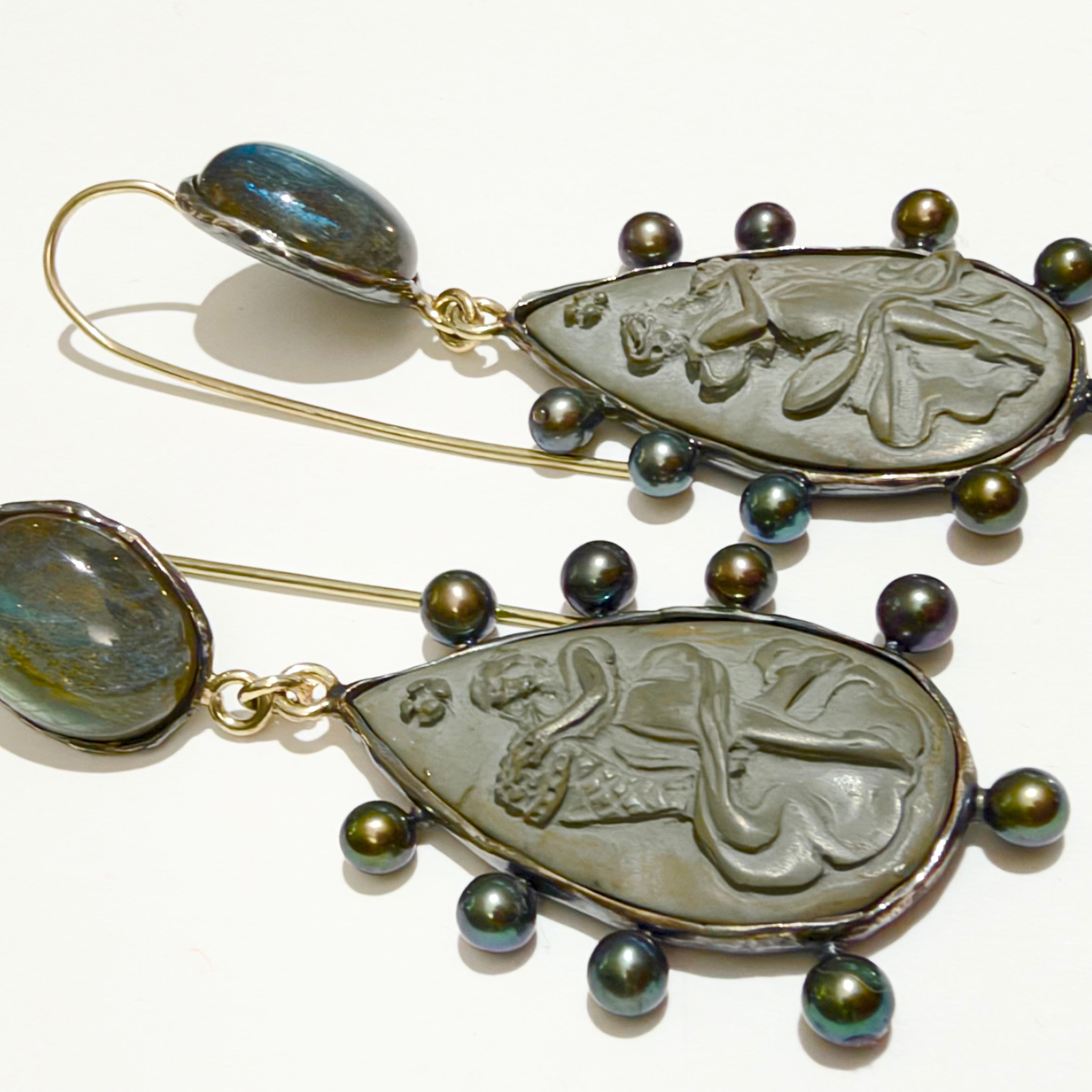 Vesuviangestwinohrschmuck
